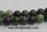 CGR02 16 inches 8mm round green rain forest stone beads wholesale