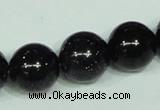 CGS102 15.5 inches 16mm round blue goldstone beads wholesale