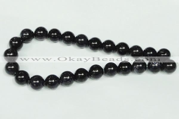 CGS102 15.5 inches 16mm round blue goldstone beads wholesale