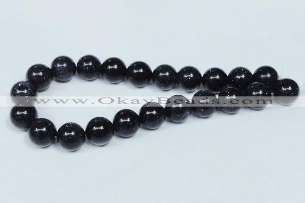 CGS103 15.5 inches 18mm round blue goldstone beads wholesale