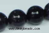 CGS104 15.5 inches 20mm round blue goldstone beads wholesale