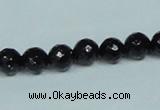 CGS106 15.5 inches 8mm faceted round blue goldstone beads wholesale