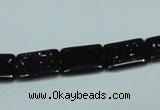 CGS129 15.5 inches 10*14mm rectangle blue goldstone beads wholesale