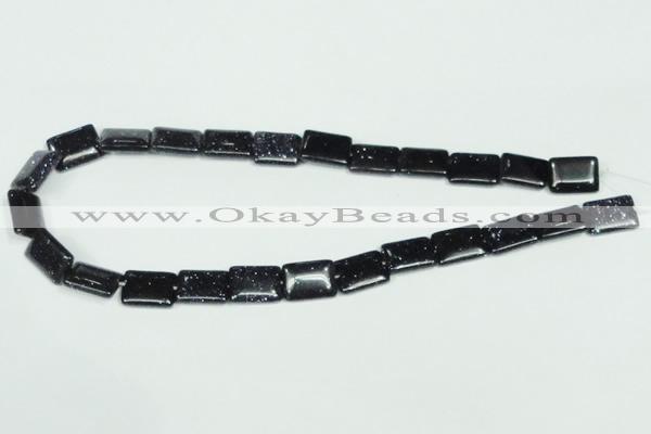 CGS130 15.5 inches 12*16mm rectangle blue goldstone beads wholesale