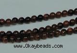 CGS200 15.5 inches 4mm round blue & brown goldstone beads wholesale