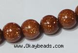 CGS52 15.5 inches 12mm round goldstone beads wholesale