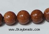 CGS53 15.5 inches 14mm round goldstone beads wholesale