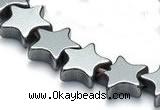 CHE11 16 inches 6mm star shape hematite beads Wholesale