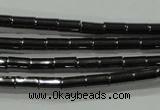 CHE120 15.5 inches 2*4mm tube hematite beads wholesale