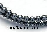 CHE17 16 inches 2mm & 3mm round hematite beads Wholesale