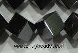 CHE188 15.5 inches 8*8mm cube hematite beads wholesale