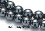 CHE19 16 inches 10mm & 12mm round hematite beads Wholesale