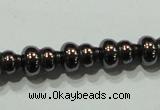 CHE190 15.5 inches 6*8mm calabash hematite beads wholesale