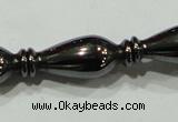 CHE195 15.5 inches 8*20mm vase-shaped hematite beads wholesale