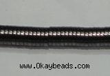 CHE238 15.5 inches 1*4.5mm dish hematite beads wholesale