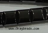 CHE286 15.5 inches 10*10mm square double drilled hematite beads wholesale