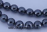 CHE33 16 inches 6mm faceted round hematite beads Wholesale