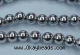 CHE426 15.5 inches 10mm round plated hematite beads wholesale