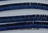 CHE584 15.5 inches 1*4*4mm square plated hematite beads wholesale