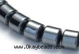 CHE66 15.5 inches 3mm column shape hematite beads Wholesale