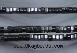 CHE820 15.5 inches 2*2mm hexagon hematite beads wholesale