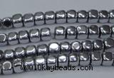 CHE858 15.5 inches 3*3mm dice platedhematite beads wholesale