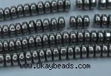 CHE962 15.5 inches 1.5*3mm rondelle plated hematite beads wholesale