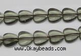 CHG18 15.5 inches 10*10mm heart synthetic smoky quartz beads wholesale