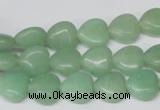 CHG26 15.5 inches 10*10mm heart green aventurine beads wholesale