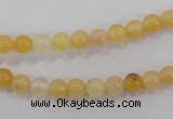 CHJ01 15.5 inches 4mm round honey jade stone beads wholesale