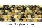 CHJ115 15 inches 8mm square honeybee jasper beads