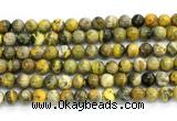 CHJ121 15.5 inches 8mm round honeybee jasper gemstone beads