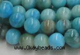 CHM02 16 inches 12mm round blue hemimorphite beads wholesale