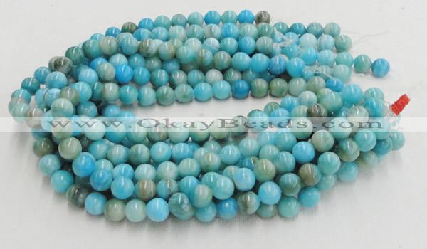 CHM02 16 inches 12mm round blue hemimorphite beads wholesale