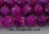 CHM231 15.5 inches 10mm round dyed hemimorphite beads wholesale