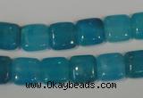 CHM25 15.5 inches 10*10mm square blue hemimorphite beads wholesale