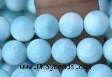 CHM301 15.5 inches 6mm round blue hemimorphite gemstone beads