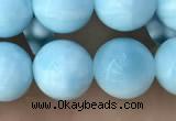 CHM303 15.5 inches 10mm round blue hemimorphite gemstone beads