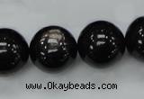 CHS04 15.5 inches 18mm round natural hypersthene gemstone beads