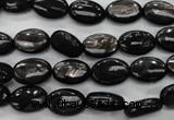 CHS70 15.5 inches 8*12mm oval natural hypersthene beads