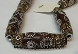 CIB07 17*60mm rice fashion Indonesia jewelry beads wholesale