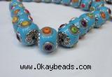 CIB141 18mm round fashion Indonesia jewelry beads wholesale