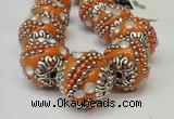 CIB184 18mm round fashion Indonesia jewelry beads wholesale