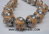 CIB191 19mm round fashion Indonesia jewelry beads wholesale