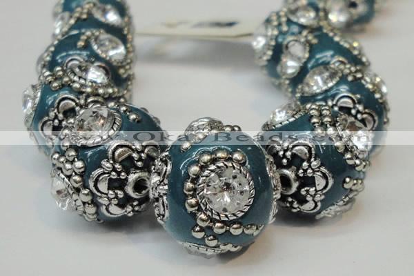 CIB201 19mm round fashion Indonesia jewelry beads wholesale