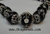 CIB213 17mm round fashion Indonesia jewelry beads wholesale