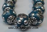 CIB224 18mm round fashion Indonesia jewelry beads wholesale