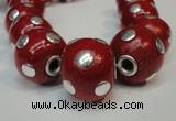 CIB240 18mm round fashion Indonesia jewelry beads wholesale