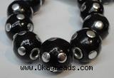 CIB242 18mm round fashion Indonesia jewelry beads wholesale