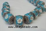 CIB261 17*18mm drum fashion Indonesia jewelry beads wholesale